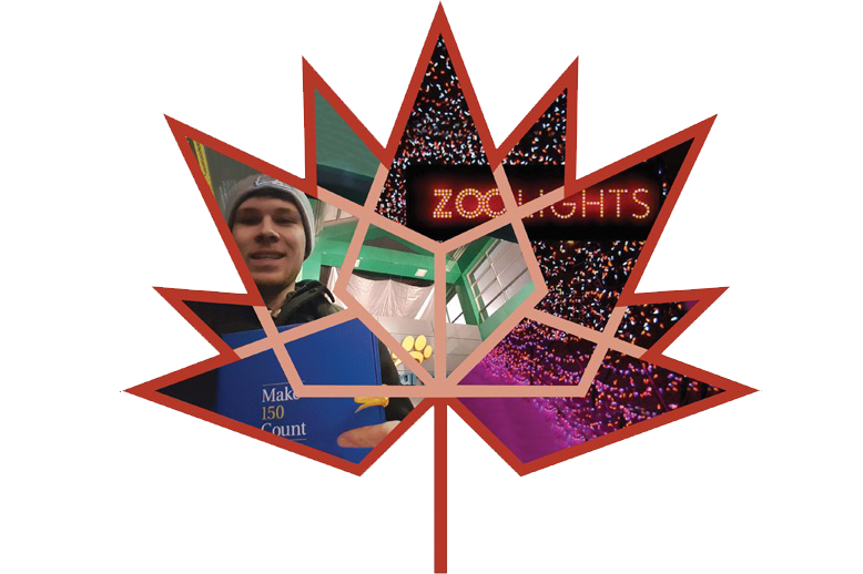 canada 150 logo mask zoo