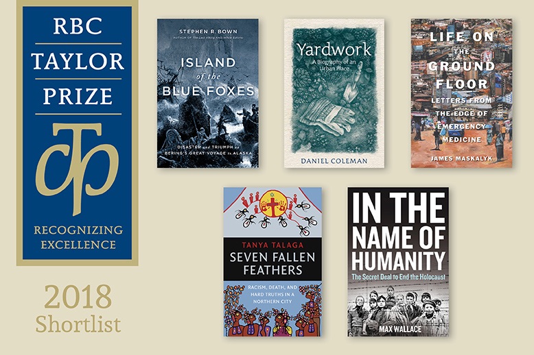 rbc taylor prize shortlist books 2018