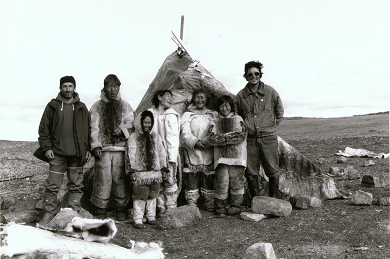 vintage photo Isuma Inuit filming collective