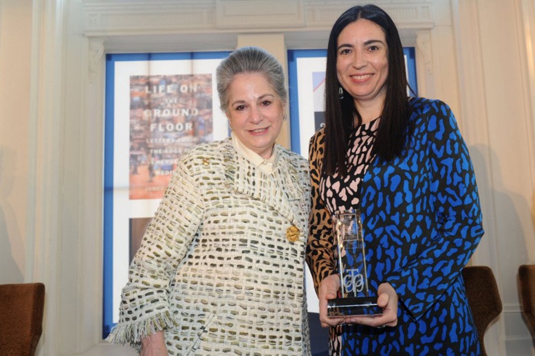 Noreen Taylor founder rbc taylor prize and winner Tanya Talaga