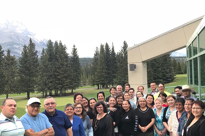 rbc indigenous wealth team hosting clients in banff