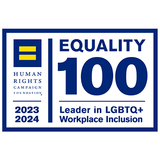 Human Rights Campaign’s Corporate Equality Index 2023 award logo