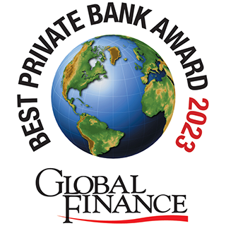 Global Finance Best Private bank for 2023 logo