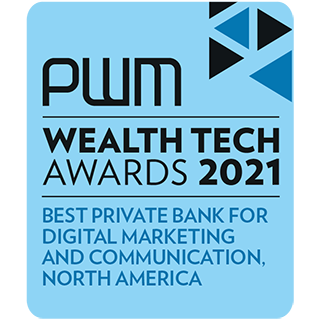 Best Private Bank, Digital Marketing and Communications - PWM Wealth Tech Awards 2021 - Logo