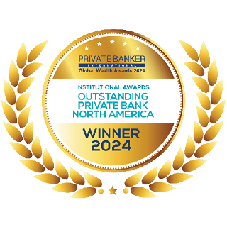 <strong>Outstanding Private Bank</strong> - <strong>Private Banker International Global Wealth Awards 2024</strong> - Logo