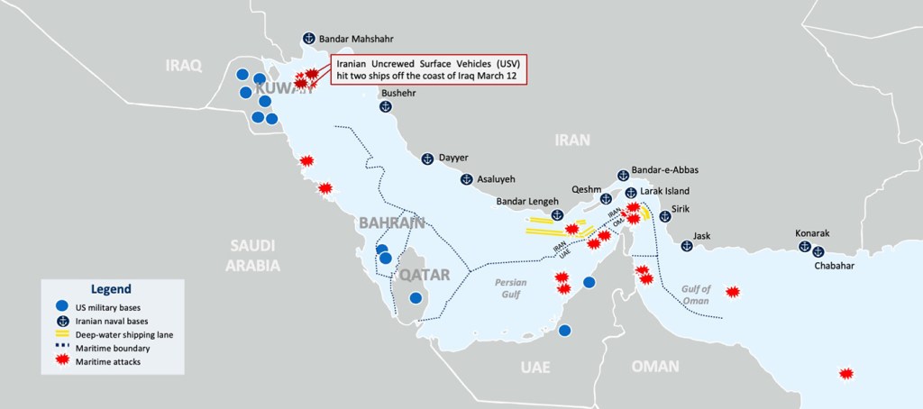 Mideast Gulf vessel attacks