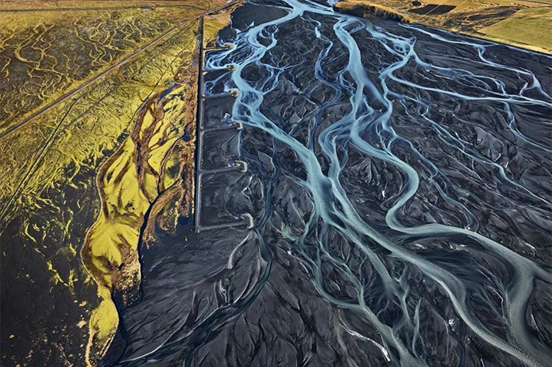 markarfljot river edward burtynsky in page