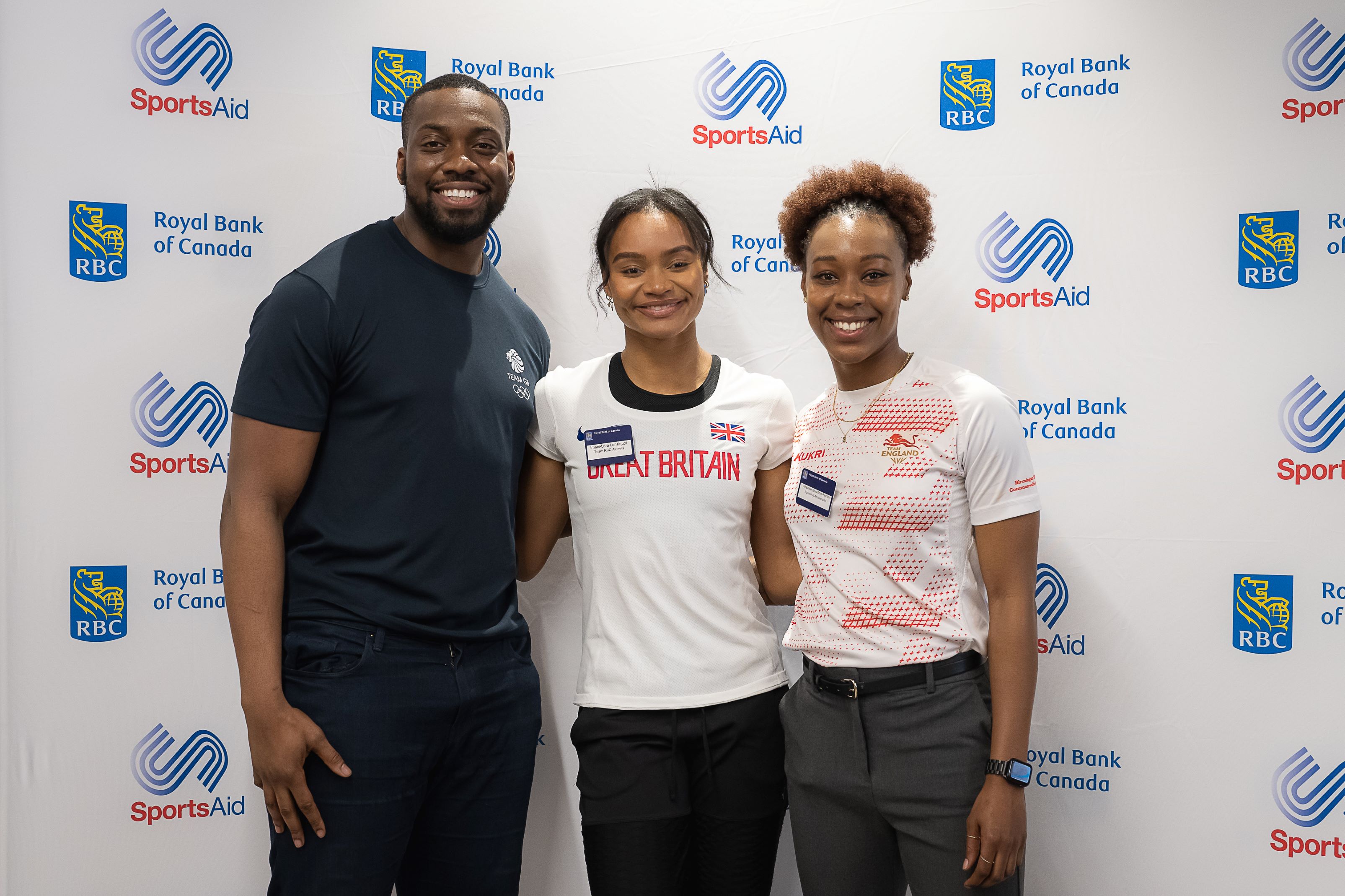 Photo of RBC colleagues and SportsAid partner