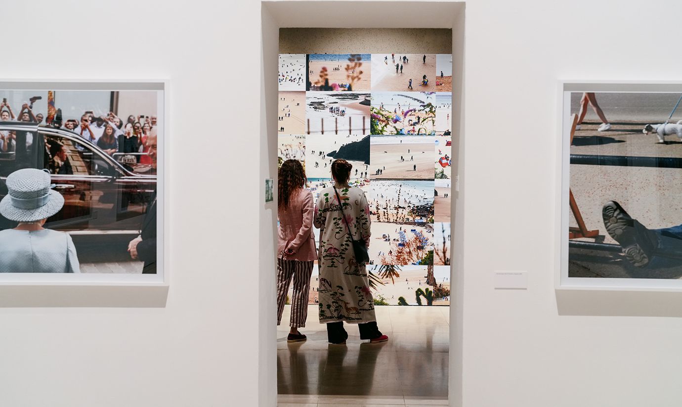 Photo of Martin Parr's photography works exhibit