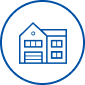 Icon for family oriented - image of a house