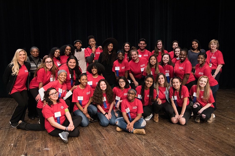 students and leaders of the cherry creek diversity conference executive committee