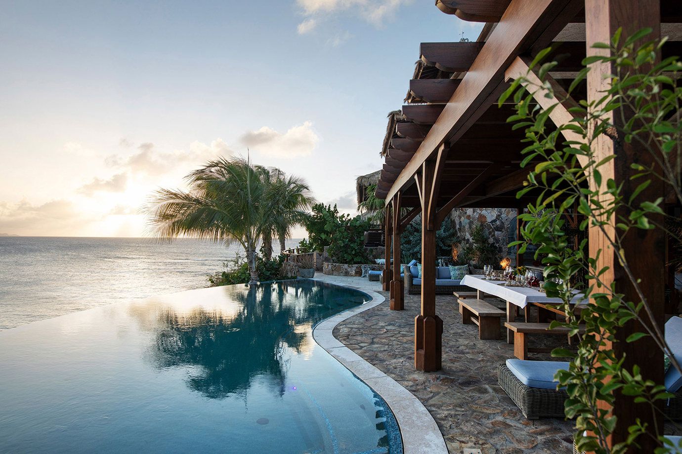 infinity pool Necker Island