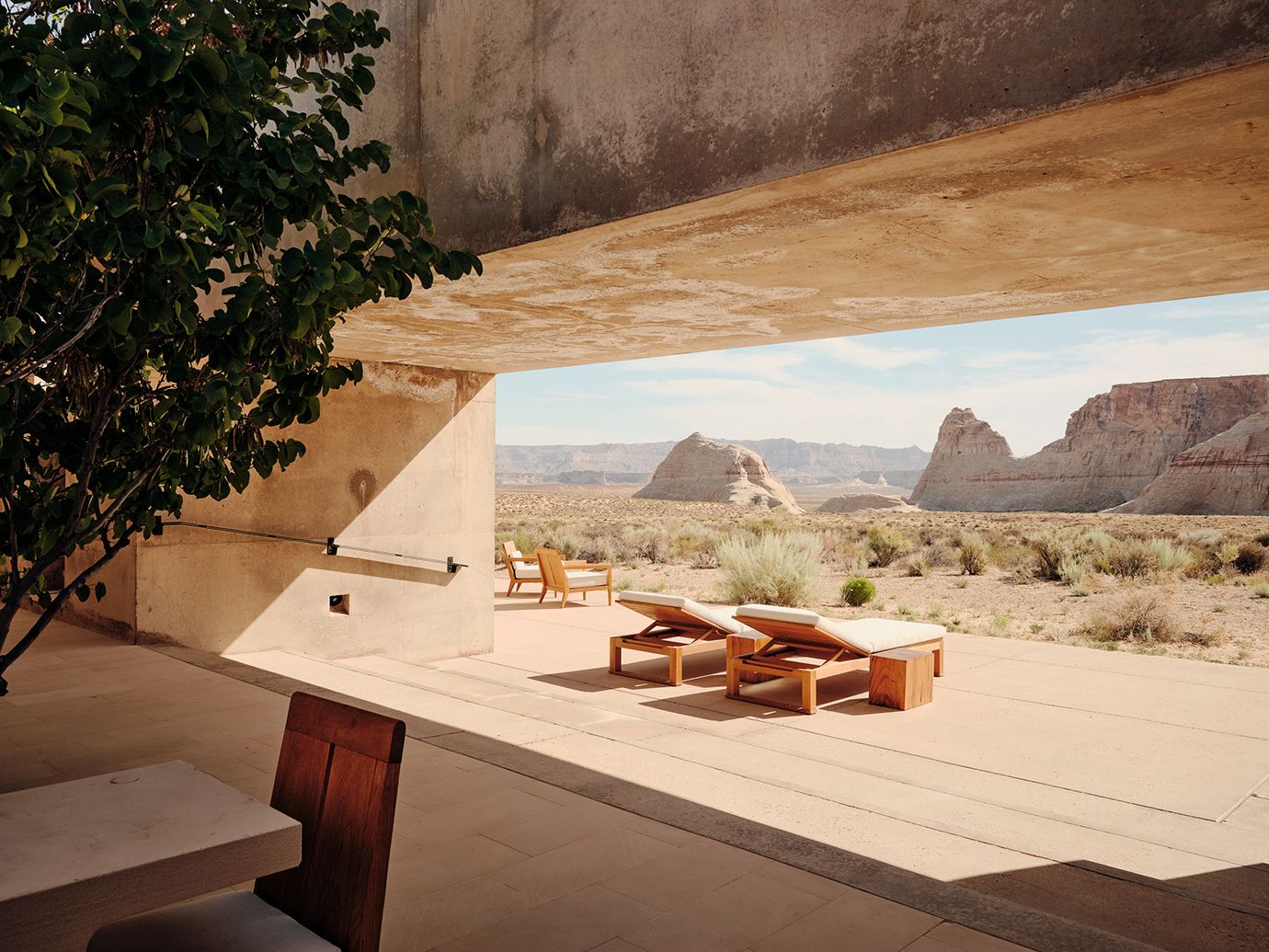 Photo of the desert from a room at Amangiri Resort