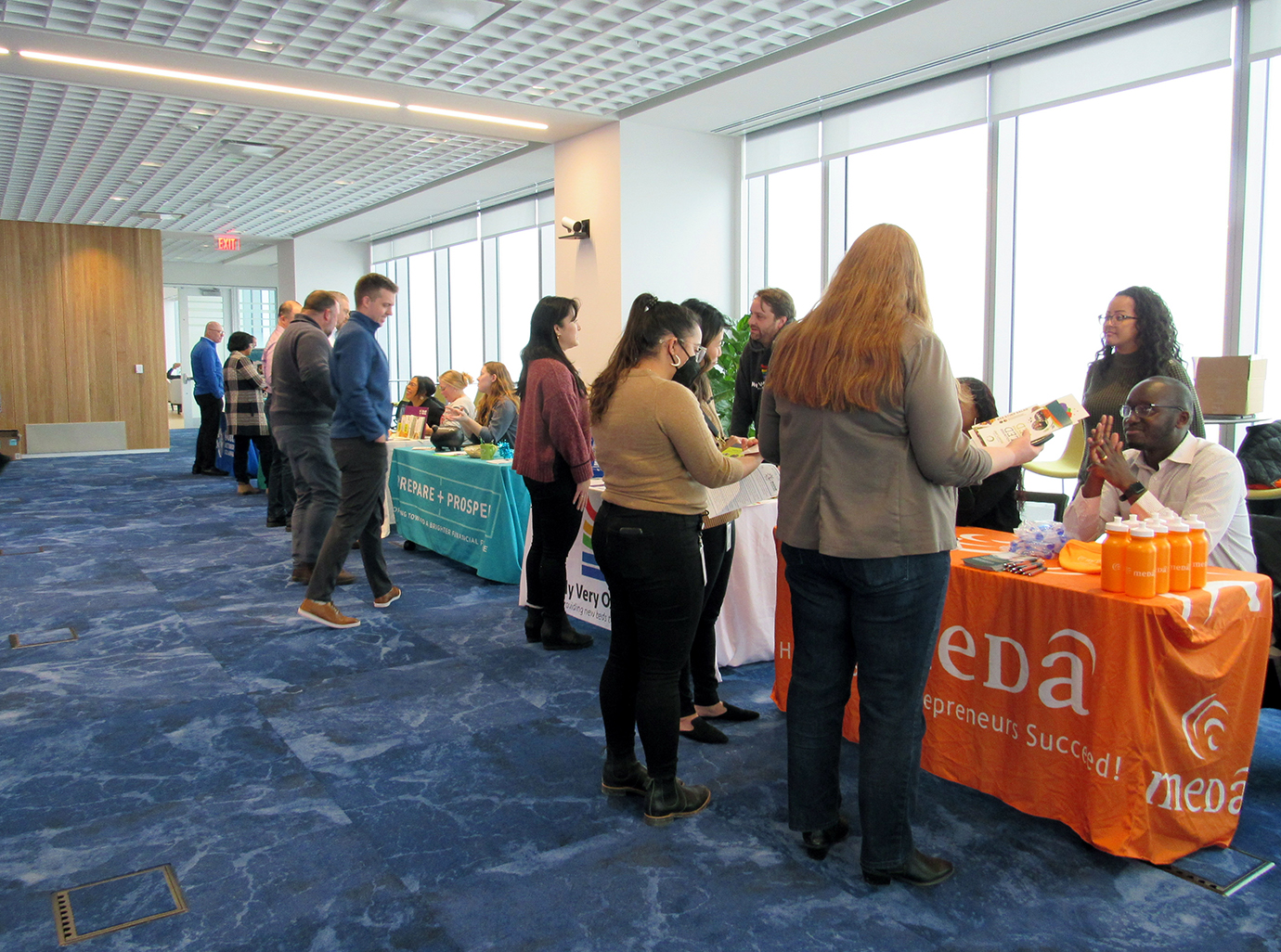 Photo of RBC Wealth Management–U.S. employees visiting Minneapolis-area nonprofits at the firm's volunteer fair.