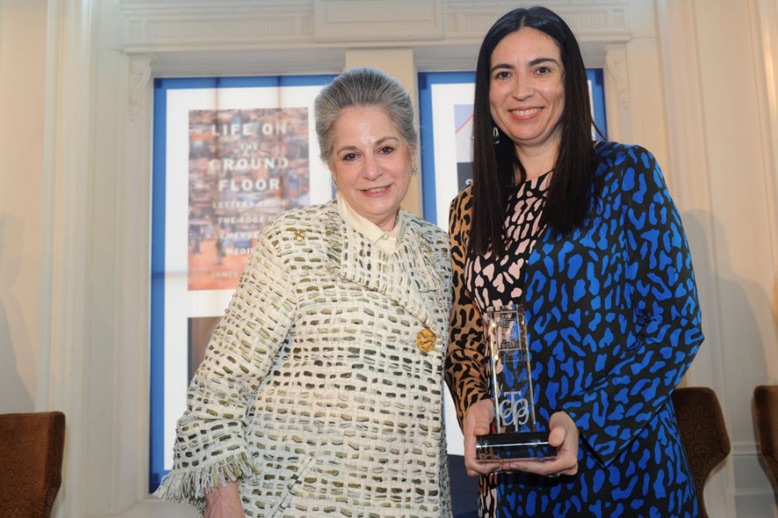 Noreen Taylor founder rbc taylor prize and winner Tanya Talaga