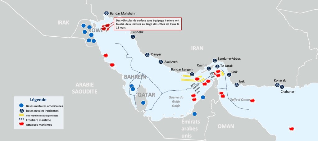 Attaques de navires au Moyen-Orient